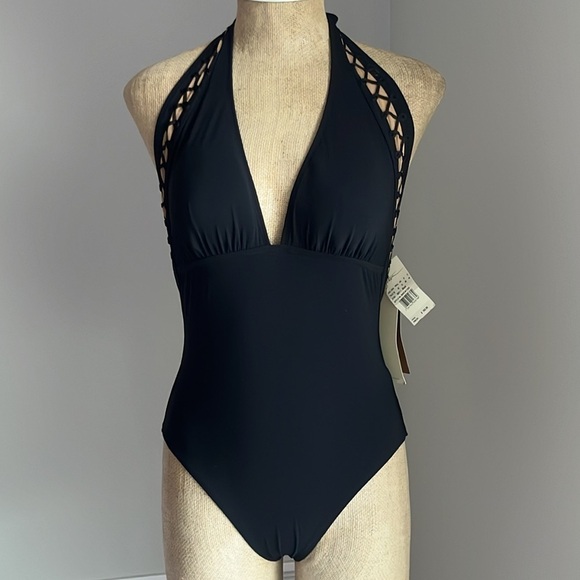NWT GOTTEX CABARET ONE-PIECE SWIMSUIT Bathing Suit Size 10 - Picture 4 of 6